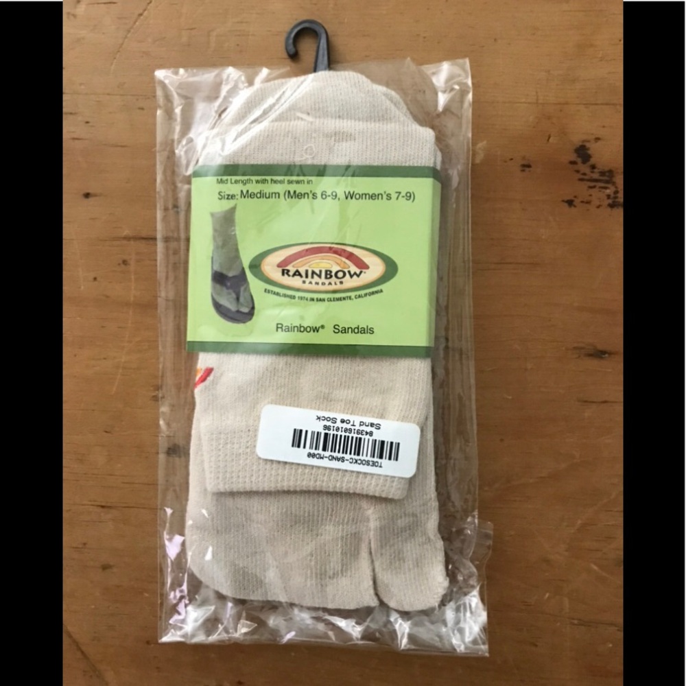NWT Socks Rainbow Sandals New